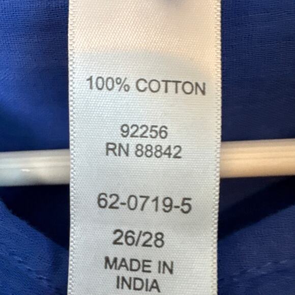 Swimsuits For All Women's Plus Size Swim Cover-Up Royal Blue Size 26/28 NWT - Picture 8 of 10